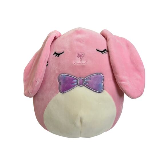 Squishmallow Bop the Pink Easter Bunny Kellytoy 2021 Springtime 8" Plush Doll - Picture 1 of 3